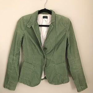 Spring Green Corduroy Women’s Jacket